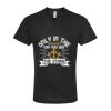 Unisex Poly-Rich V-Neck T-Shirt Thumbnail