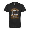 Unisex Poly-Rich V-Neck T-Shirt Thumbnail