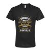 Unisex Poly-Rich V-Neck T-Shirt Thumbnail
