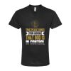 Unisex Poly-Rich V-Neck T-Shirt Thumbnail