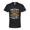 Unisex Poly-Rich V-Neck T-Shirt Thumbnail