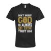 Unisex Poly-Rich V-Neck T-Shirt Thumbnail