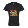 Unisex Poly-Rich V-Neck T-Shirt Thumbnail