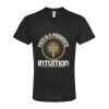 Unisex Poly-Rich V-Neck T-Shirt Thumbnail