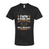 Unisex Poly-Rich V-Neck T-Shirt Thumbnail