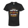 Unisex Poly-Rich V-Neck T-Shirt Thumbnail