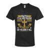 Unisex Poly-Rich V-Neck T-Shirt Thumbnail