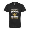 Unisex Poly-Rich V-Neck T-Shirt Thumbnail