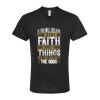Unisex Poly-Rich V-Neck T-Shirt Thumbnail