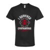 Unisex Poly-Rich V-Neck T-Shirt Thumbnail