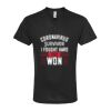 Unisex Poly-Rich V-Neck T-Shirt Thumbnail