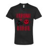 Unisex Poly-Rich V-Neck T-Shirt Thumbnail