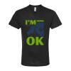 Unisex Poly-Rich V-Neck T-Shirt Thumbnail