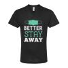 Unisex Poly-Rich V-Neck T-Shirt Thumbnail