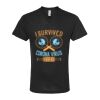 Unisex Poly-Rich V-Neck T-Shirt Thumbnail