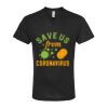 Unisex Poly-Rich V-Neck T-Shirt Thumbnail