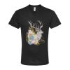 Unisex Poly-Rich V-Neck T-Shirt Thumbnail