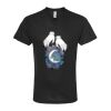 Unisex Poly-Rich V-Neck T-Shirt Thumbnail