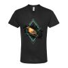 Unisex Poly-Rich V-Neck T-Shirt Thumbnail