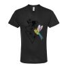 Unisex Poly-Rich V-Neck T-Shirt Thumbnail