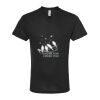Unisex Poly-Rich V-Neck T-Shirt Thumbnail