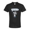Unisex Poly-Rich V-Neck T-Shirt Thumbnail