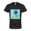 Unisex Poly-Rich V-Neck T-Shirt Thumbnail