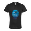Unisex Poly-Rich V-Neck T-Shirt Thumbnail