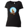 Women's Poly-Rich Scoop Neck T-Shirt Thumbnail