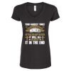 Women's Poly-Rich V-Neck T-Shirt Thumbnail