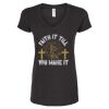 Women's Poly-Rich V-Neck T-Shirt Thumbnail