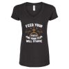 Women's Poly-Rich V-Neck T-Shirt Thumbnail
