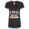 Women's Poly-Rich V-Neck T-Shirt Thumbnail