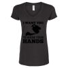 Women's Poly-Rich V-Neck T-Shirt Thumbnail