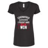 Women's Poly-Rich V-Neck T-Shirt Thumbnail