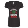 Women's Poly-Rich V-Neck T-Shirt Thumbnail