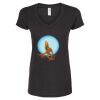 Women's Poly-Rich V-Neck T-Shirt Thumbnail